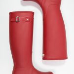 Hunter ORIGINAL WOMENS TALL BOOT Gummistiefel military red/rot Zalando