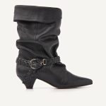 Nubikk Sally Lynn | Schwarze Leder Stiefel für Damen