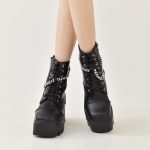 Stiefeletten About You Stiefel Schwarz Schuhe Schwarze Stiefeletten Damen Mit Absatz ABOUT YOU