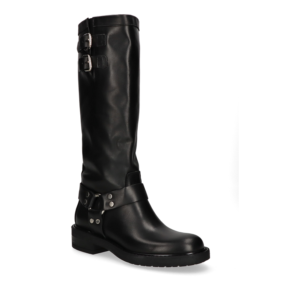 schwarze-stiefel-846kcz.png Konstantin Starke Damen Biker Boots 102001000091 aus Leder (Schwarz) online kaufen | GISY – Bild 1