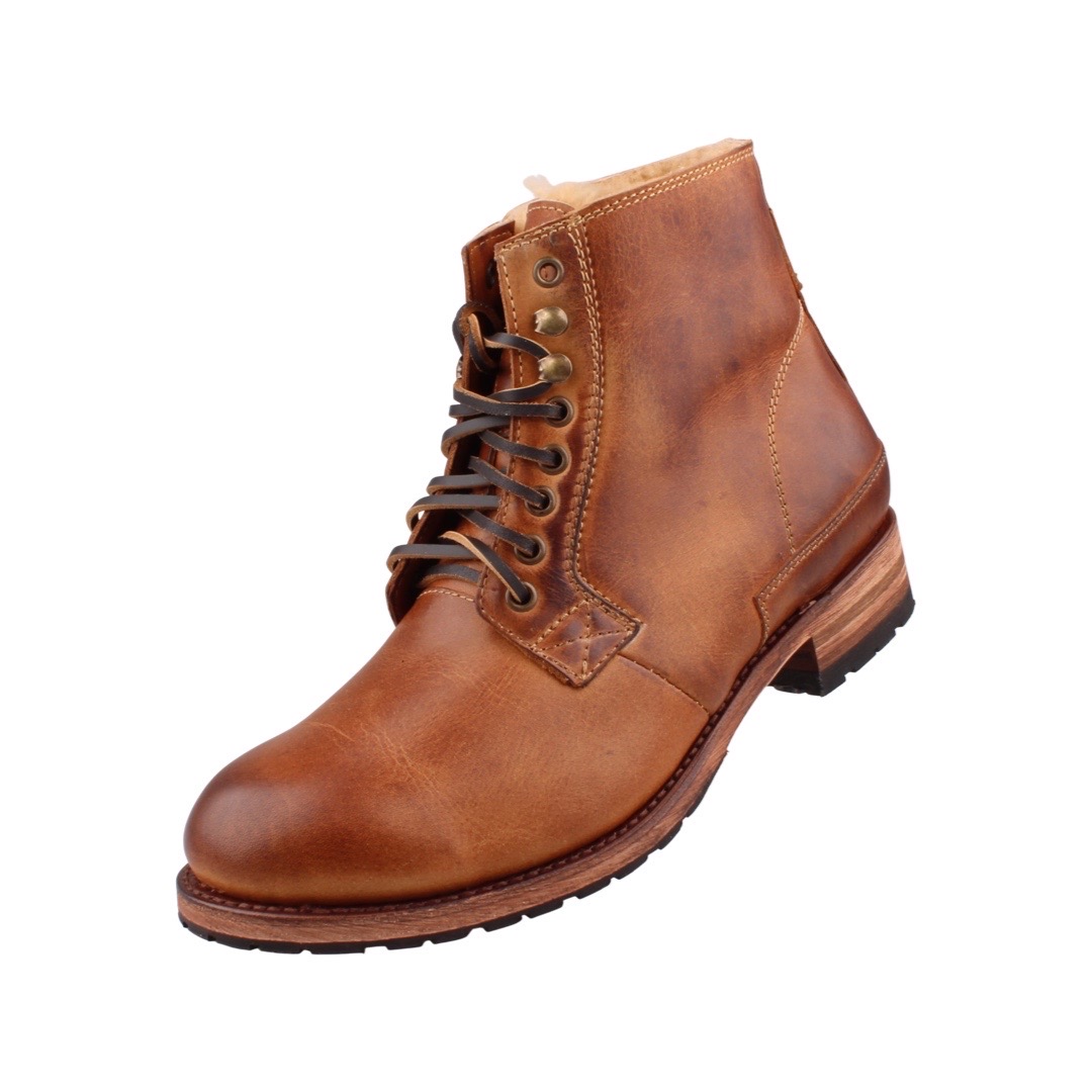 winterstiefel-herren-wasserdicht-gefuettert-818dzn.jpg Schuh Winterstiefel Herren Wasserdicht Gefüttert Leder Braun Winterstiefel Herren Gefüttert Leder Herren Winterstiefel – Bild 1